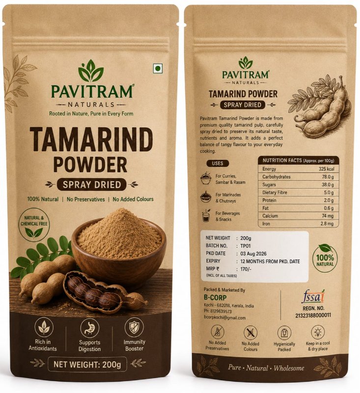 Tamarind Powder, Spray Dried